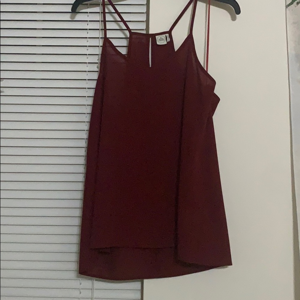Red Formal Blouse